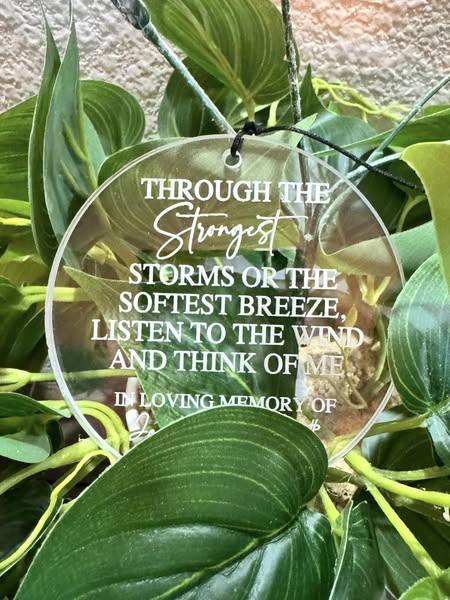 Personalized Memorial Wind Chime