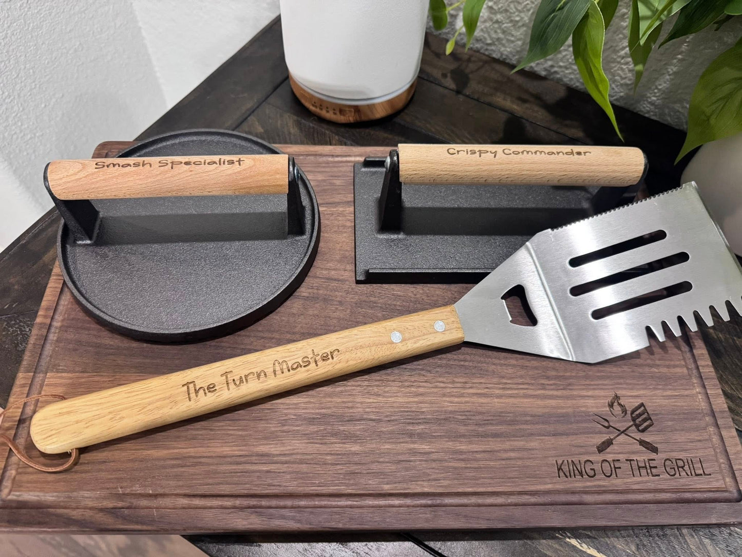 King Of The Grill BBQ Serving Board