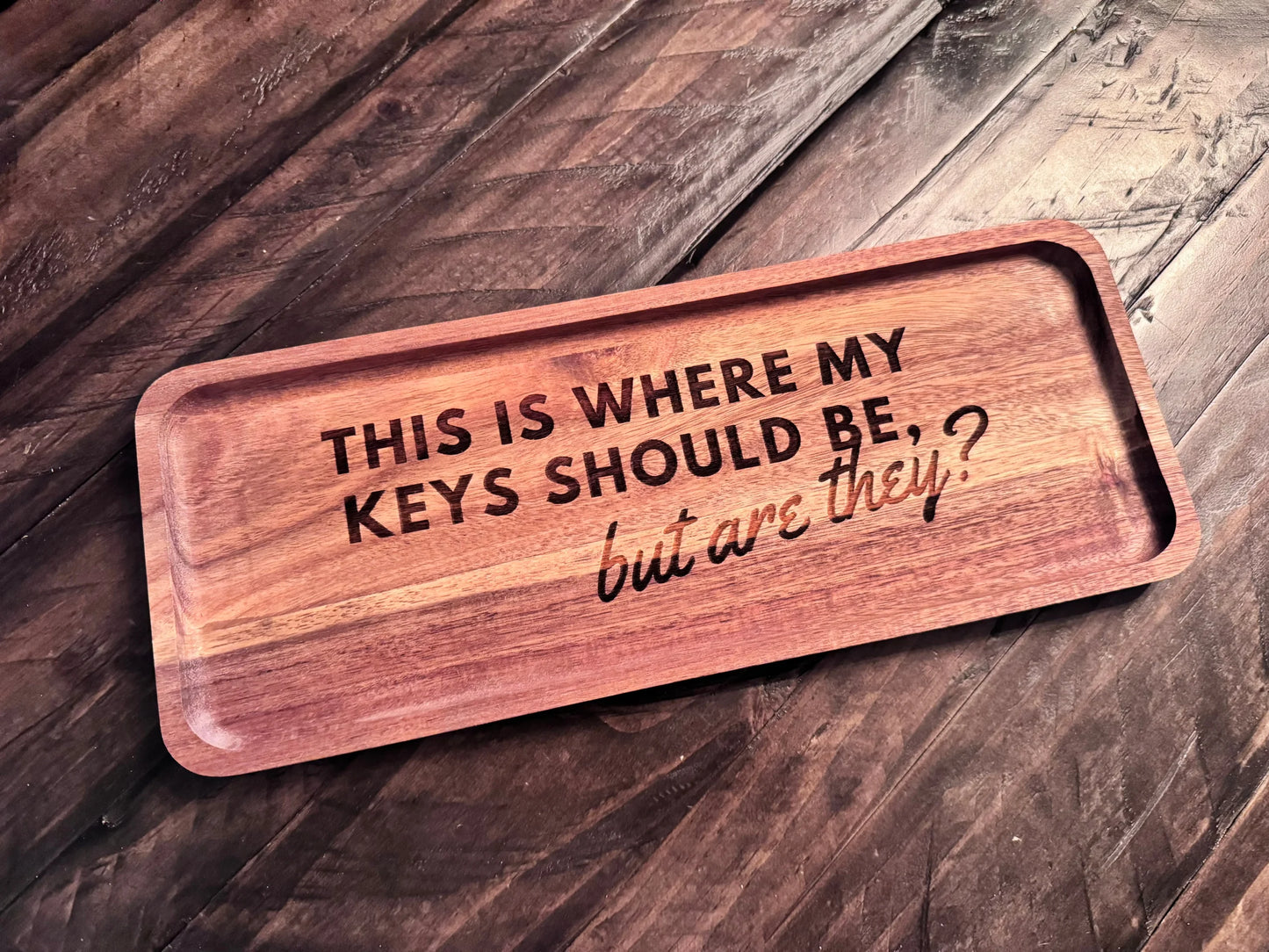 Wooden Catch All Tray