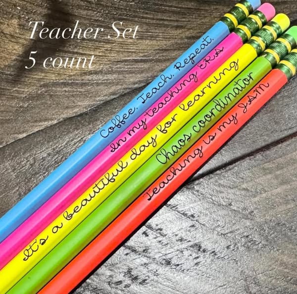 Custom Ticonderoga Pencil Set
