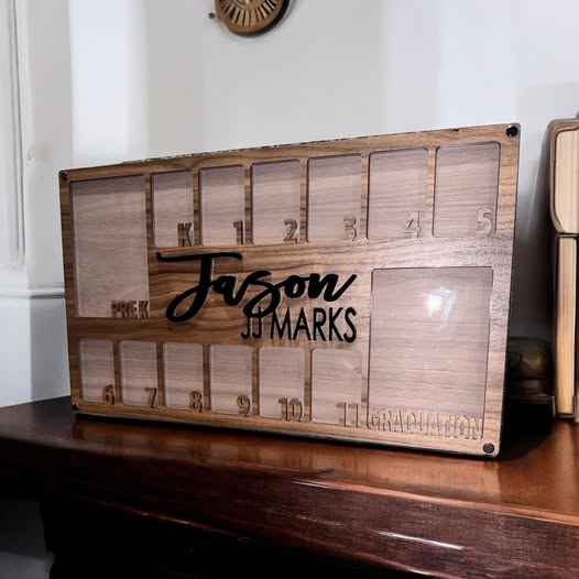 Personalized School Years Photo Frame