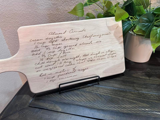 Handwritten Recipe Board