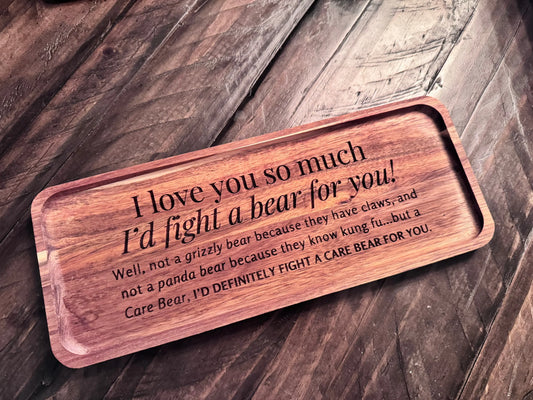 Wooden Catch All Tray